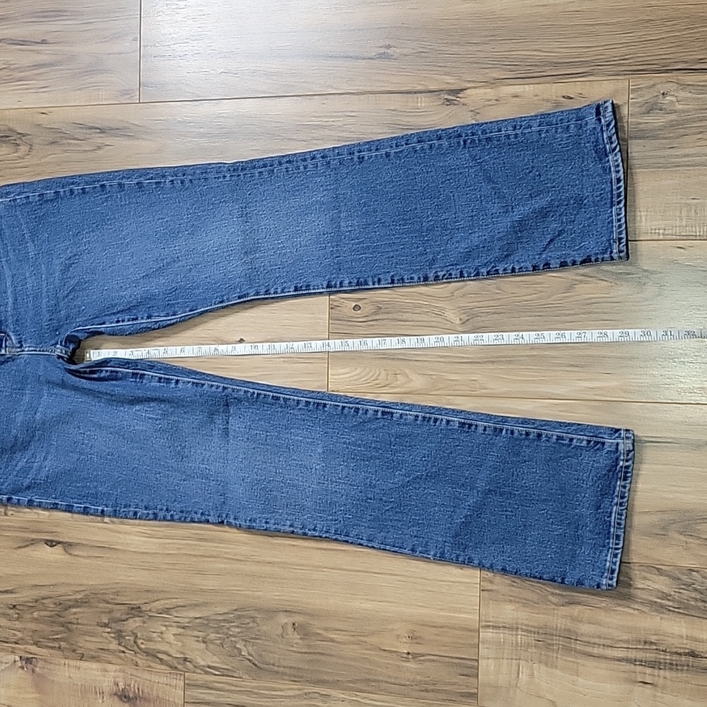 Old Navy Kicker Boot Cut High Rise Button Fly Jeans - Picture 8 of 12